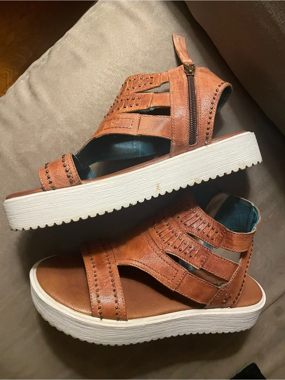 Bed Stu Roan Leather Sandals